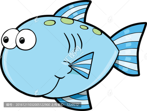 可愛(ài)可愛(ài)小魚海洋圖