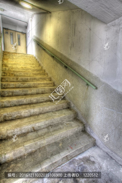 香港公共住房的樓梯