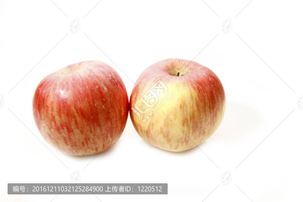 白色背景蘋果