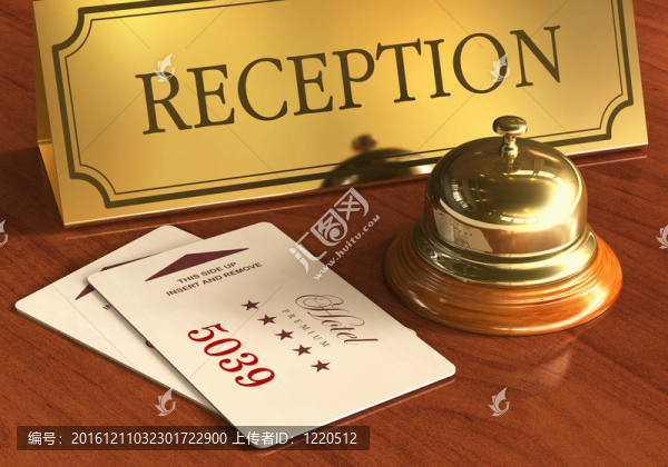 服務鈴，cardkeys酒店前臺