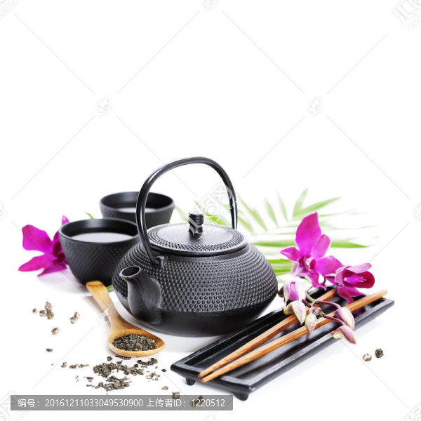 綠茶和筷子