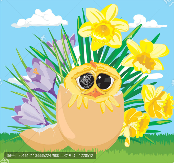 復(fù)活節(jié)快樂(lè)-早春花園