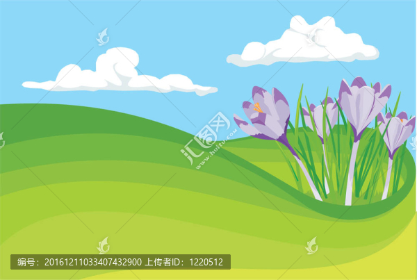 盛開(kāi)的紅花-早春