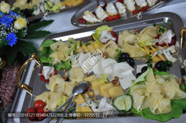 自助餐的食物