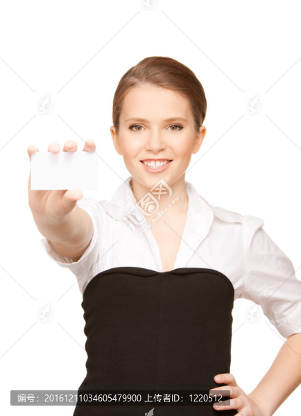 帶名片的女人