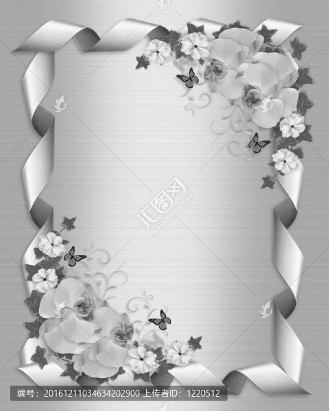 白蘭花婚禮請(qǐng)柬