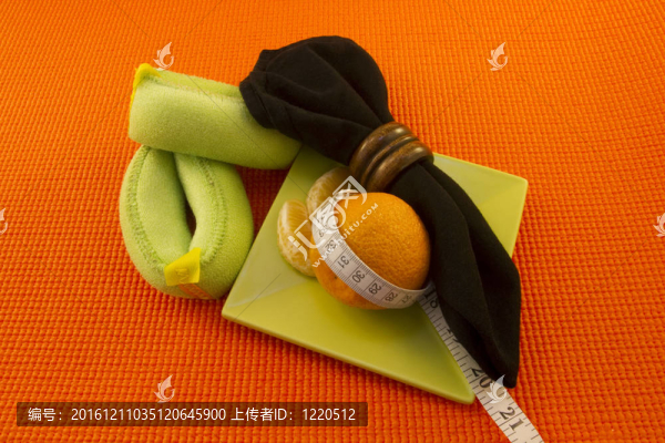 健身和柑橘