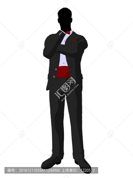 在婚禮上新郎禮服的輪廓