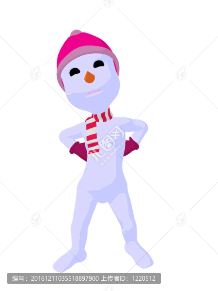 snowgirl插畫藝術(shù)剪影