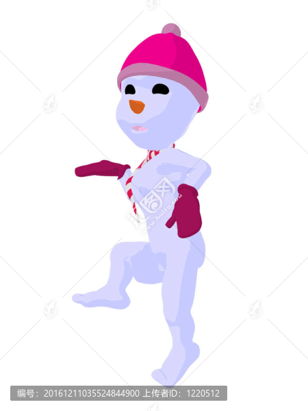 snowgirl插畫藝術(shù)剪影