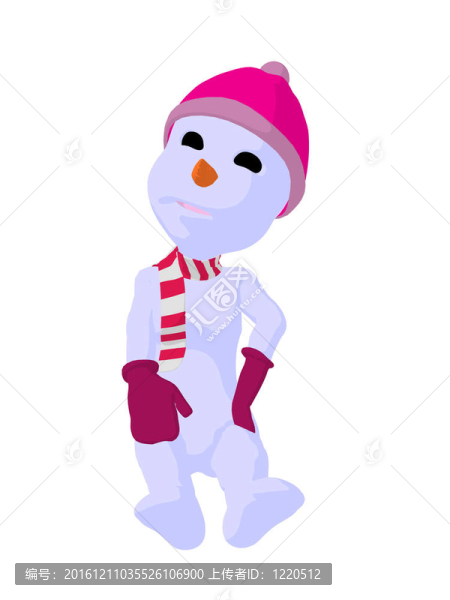 snowgirl插畫藝術(shù)剪影