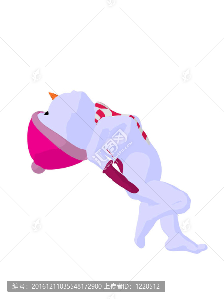 snowgirl插畫藝術剪影