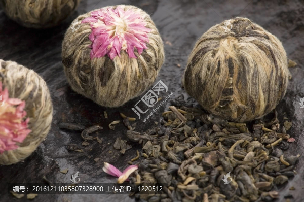 綠色中國茶球