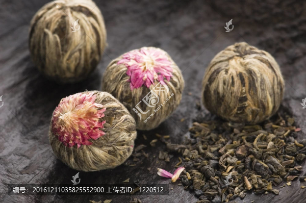 綠色中國茶球