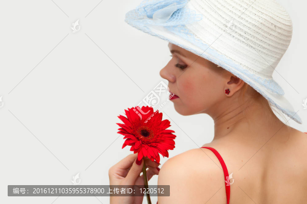 女孩背后的肖像