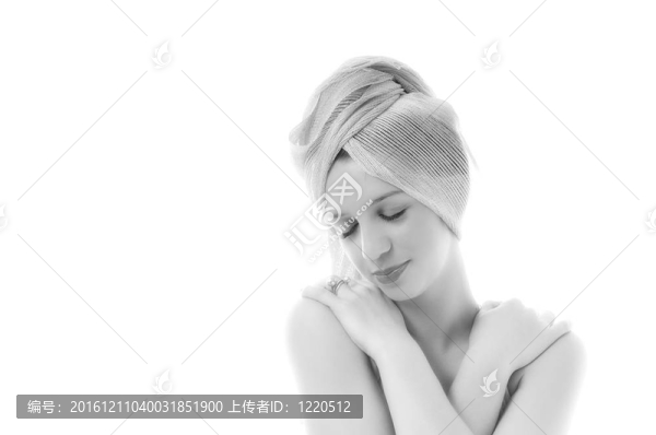 女人的美麗的分離