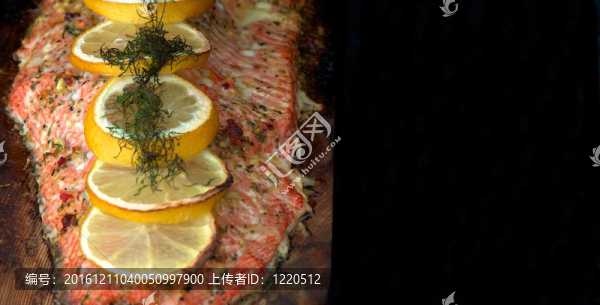 檸檬三文魚板
