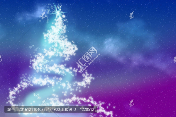 雪花圣誕樹