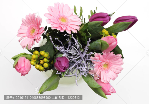 新鮮的花束