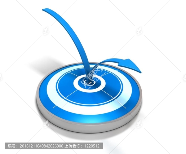 藍(lán)色目標(biāo)和一個(gè)箭頭反彈-在網(wǎng)頁(yè)上的反彈率的象征
