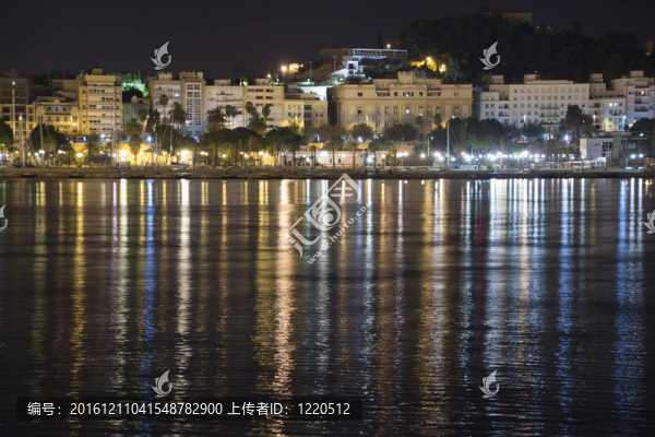 卡塔赫納的夜間海濱度假酒店；在美國的首都，位于美國的首都，位于美國的