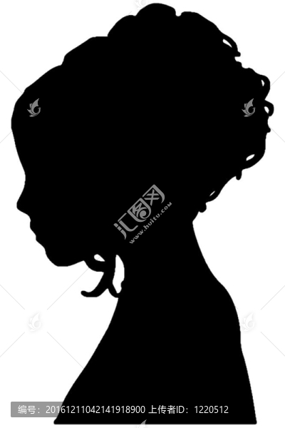 經(jīng)典的女人剪影