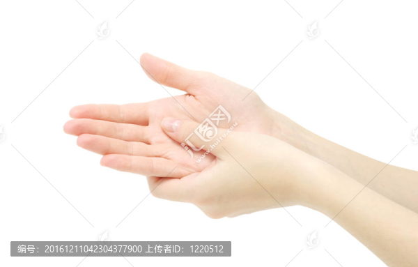 手