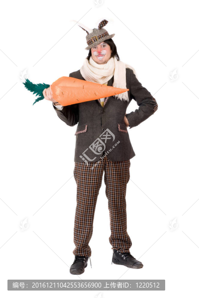 微笑的年輕人與carrot