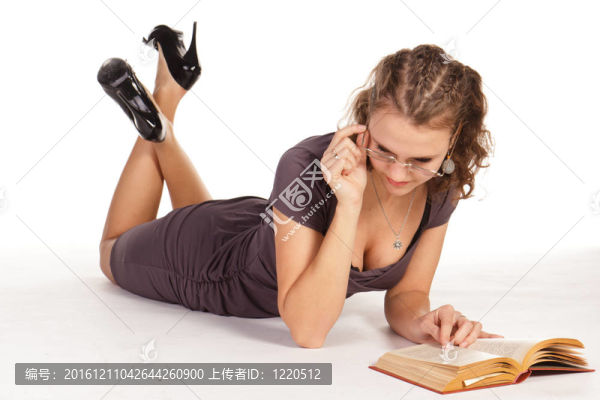 美麗的商業(yè)女性讀書