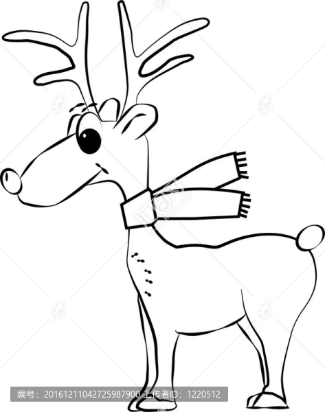 魯?shù)婪蝰Z鹿的插圖