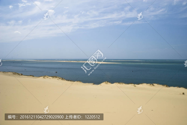 海邊的沙漠沙丘
