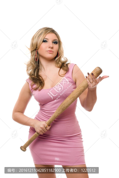 漂亮年輕女子的蝙蝠肖像
