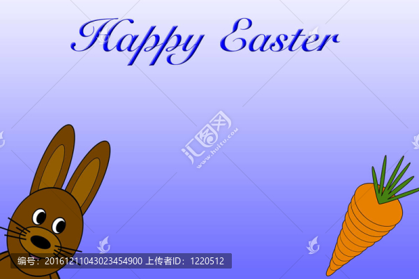 一個(gè)快樂的ASTER的問候卡的設(shè)計(jì)