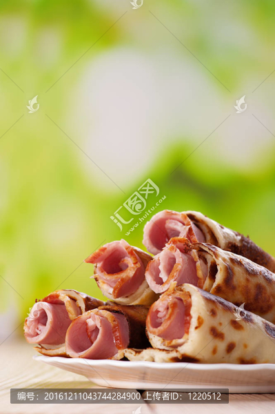煎餅肉卷