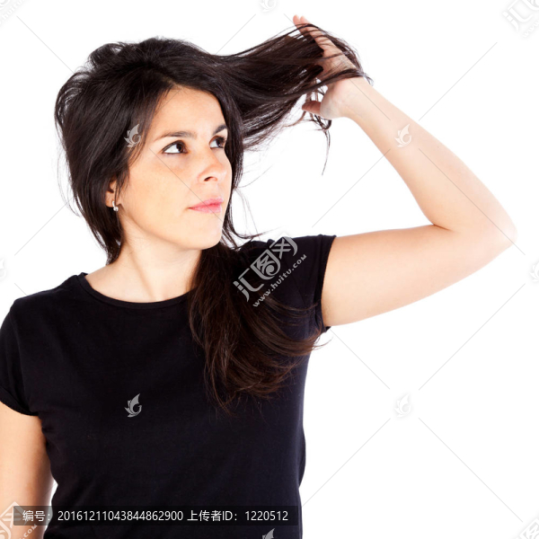 年輕女性頭發(fā)問題