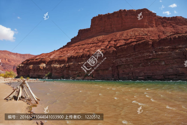 科羅拉多河的銀行