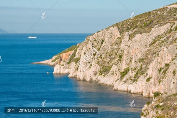 海-克羅地亞赫瓦爾島海岸