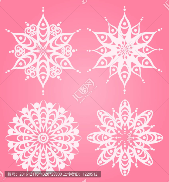 雪花冬季背景。