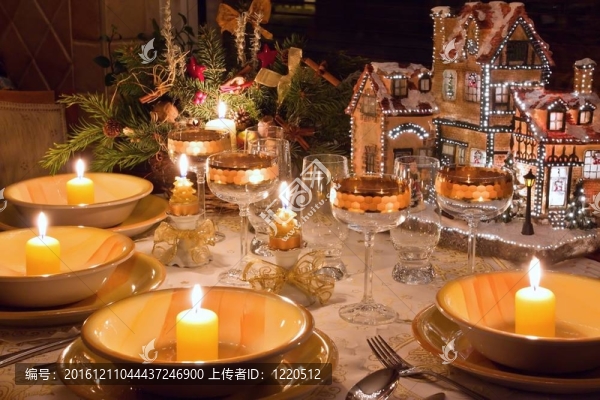 圣誕心情圣誕餐桌