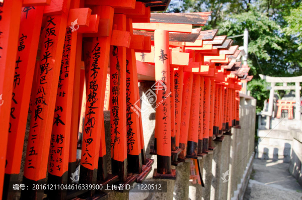 小牌坊門在京都神社