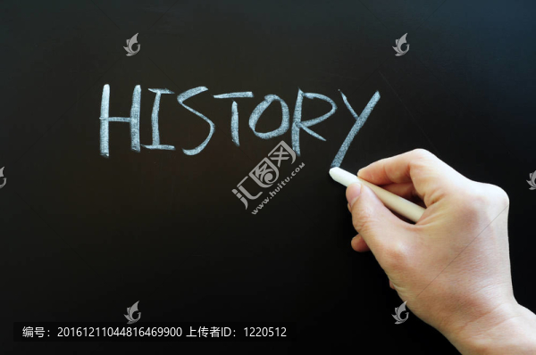 在黑板上寫單詞歷史
