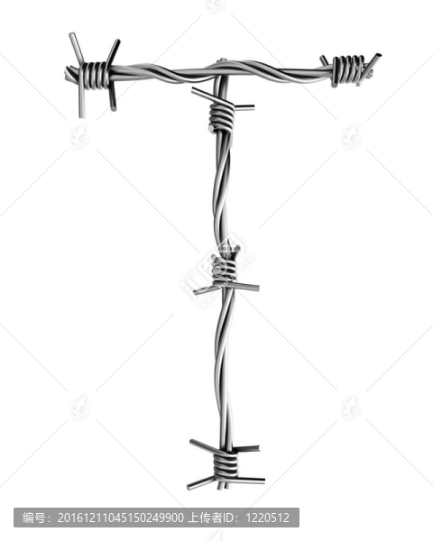 帶刺鐵絲網(wǎng)字母-匯圖網(wǎng) www.fosd68.com 帶刺鐵絲網(wǎng)字母