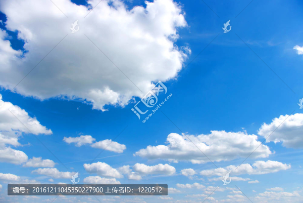 藍色的天空