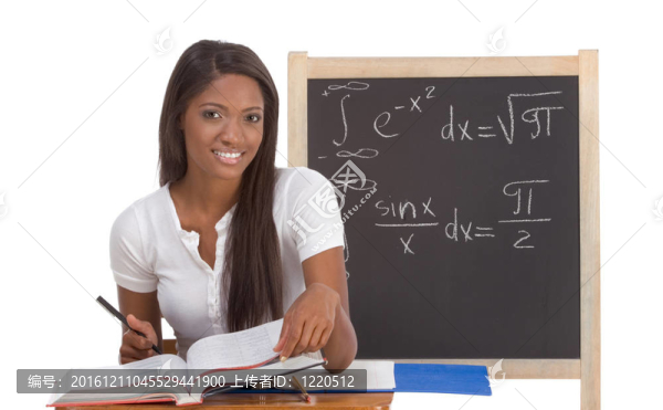 布萊克大學女生學習數(shù)學考試