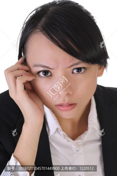 擔(dān)心的女人