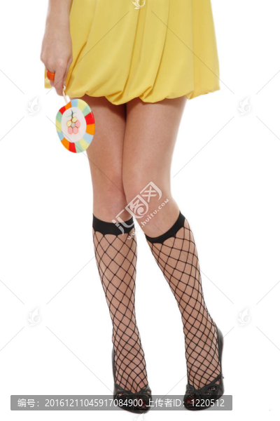 女孩的腿