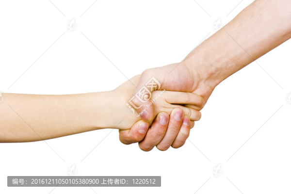 友好的握手