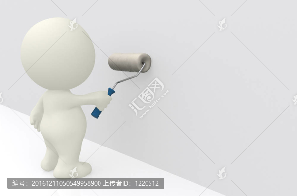 3D人物畫墻