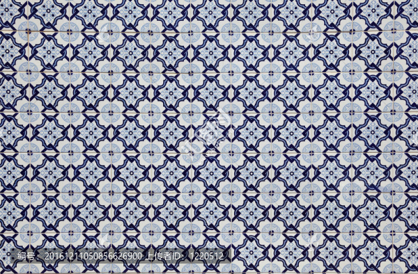 傳統(tǒng)葡萄牙馬賽克-,Azulejos,-用于在葡萄牙裝修房子