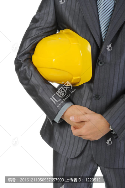 有建筑頭盔的人